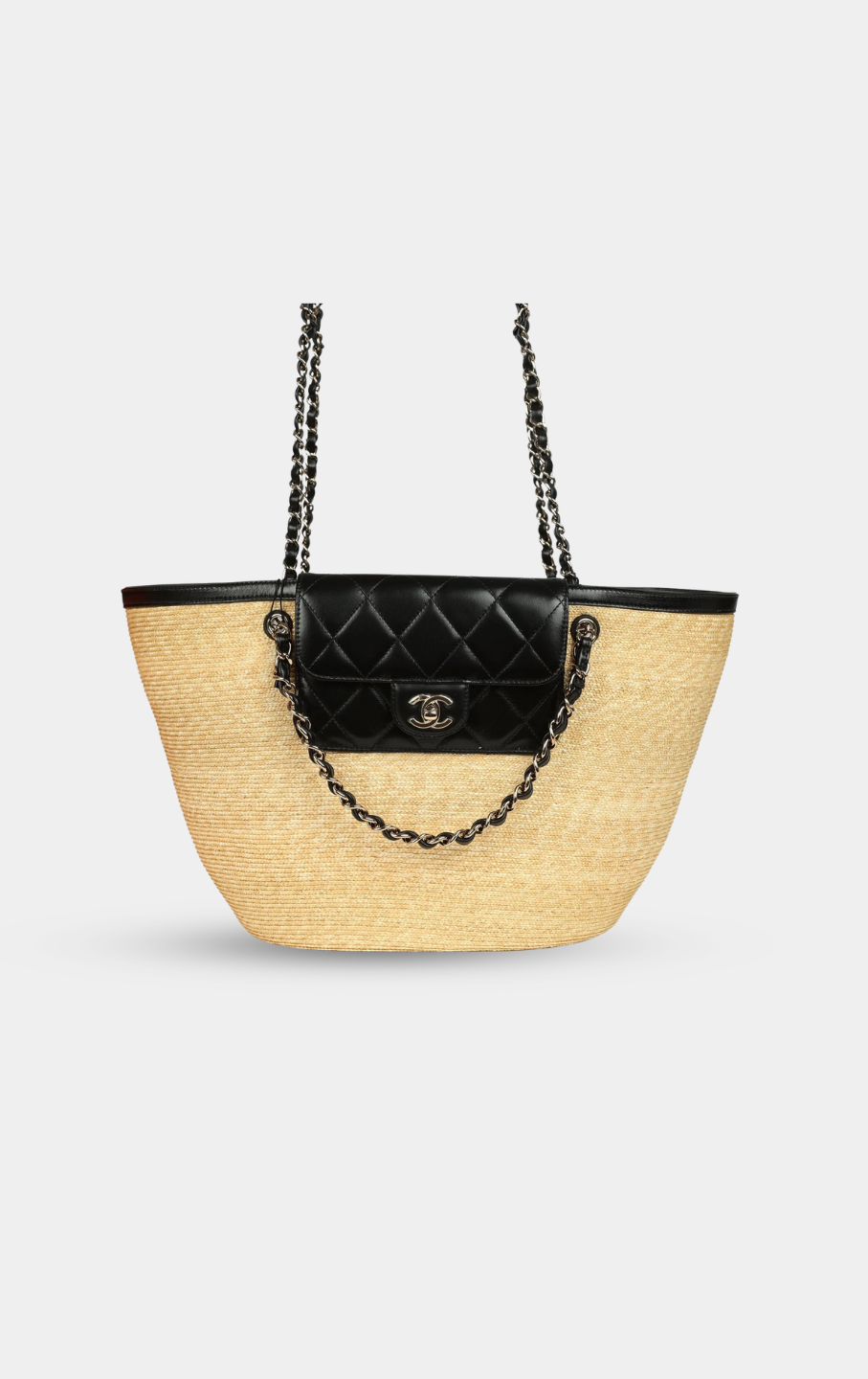 CHANEL LARGE SHOPPING TOTE BAG BEIGE
