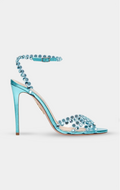 AQUAZZURA Tequila Sky Blue Sandal 105