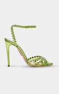 AQUAZZURA Tequila Green Sandal 105