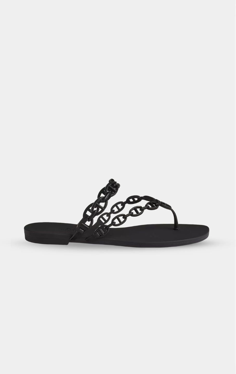 Hermès Black Island Sandal Waterproof