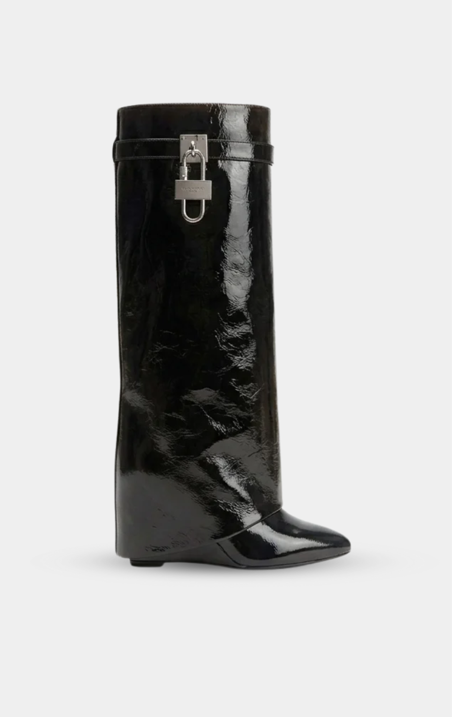 GIVENCHY Shark Lock Boots In Black