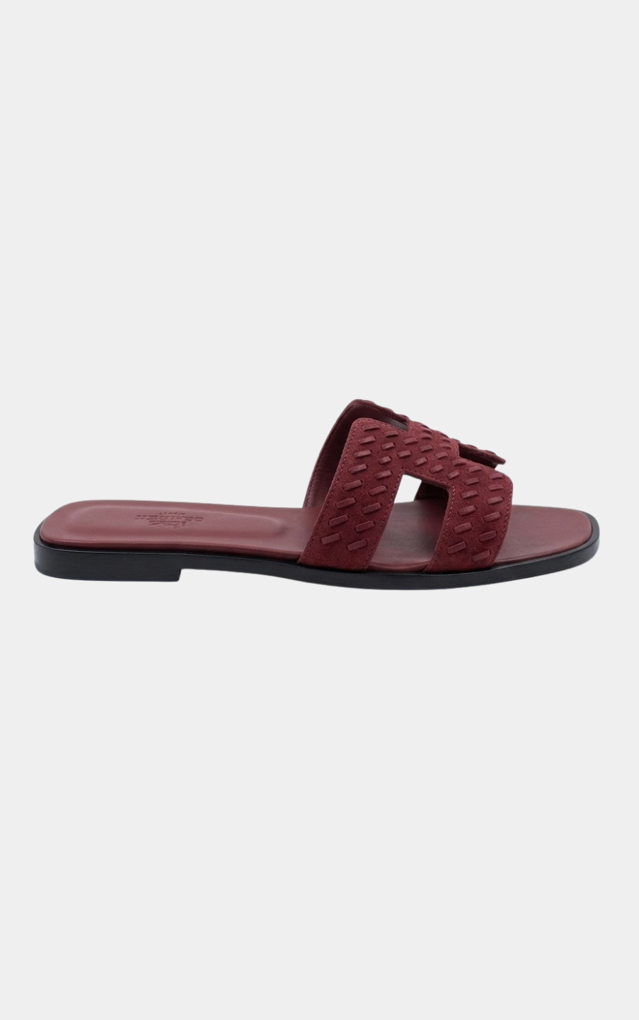 Hermès Oran Braided Goat Sandals