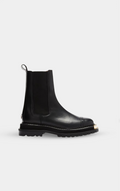 Sandro Ankle Boots with Notched Sole