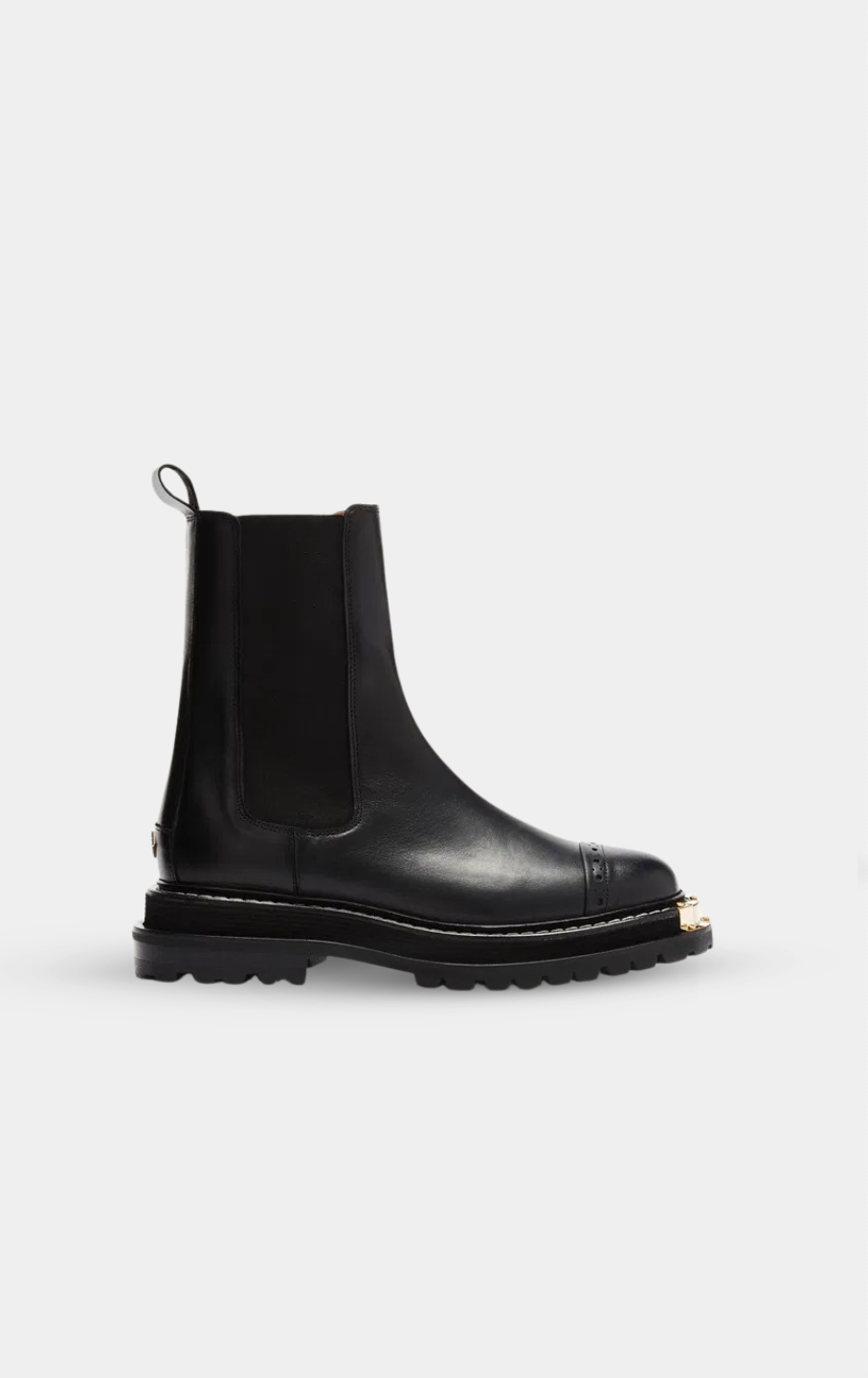 Sandro Ankle Boots with Notched Sole