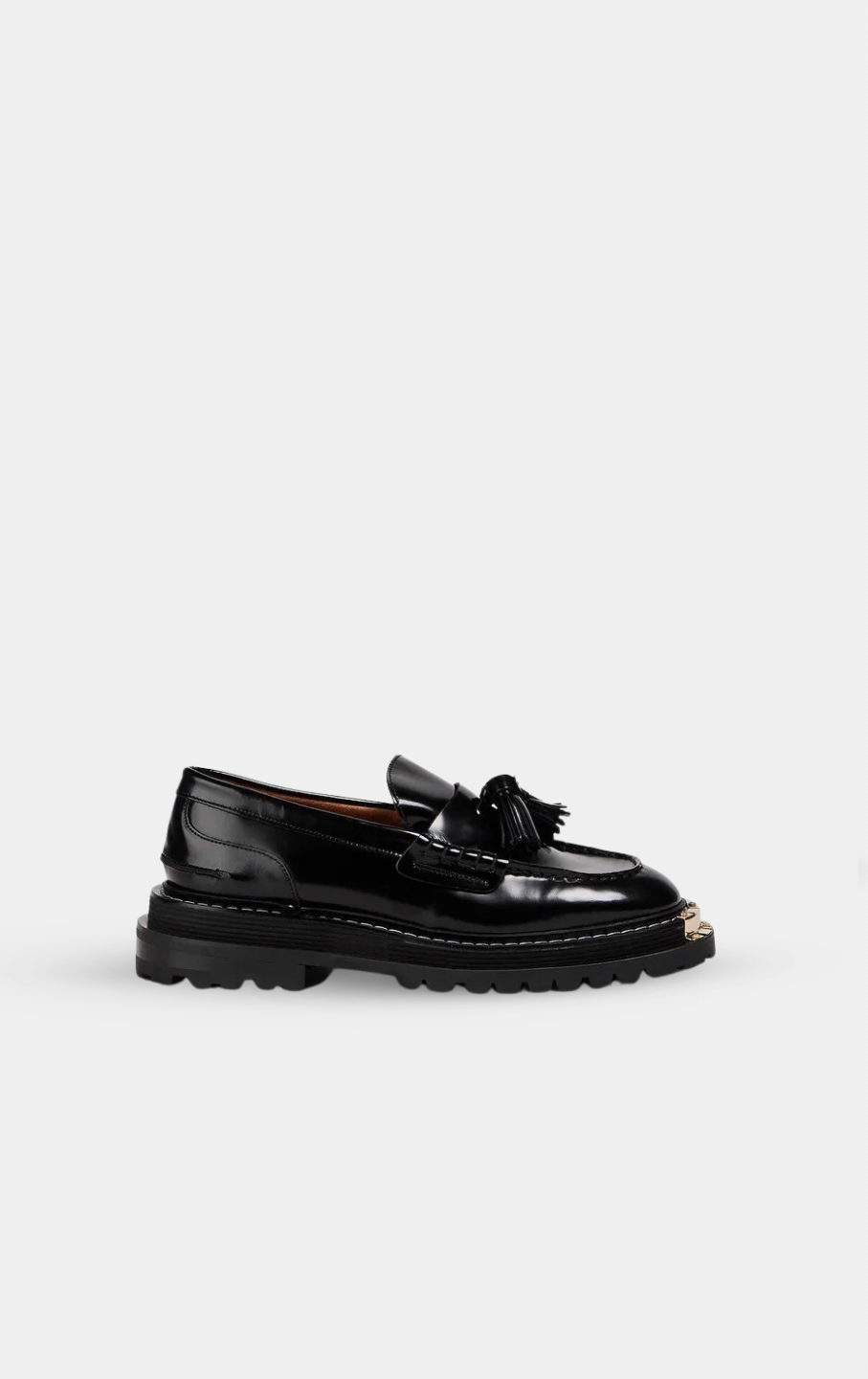 Sandro Tasseled Leather Loafers