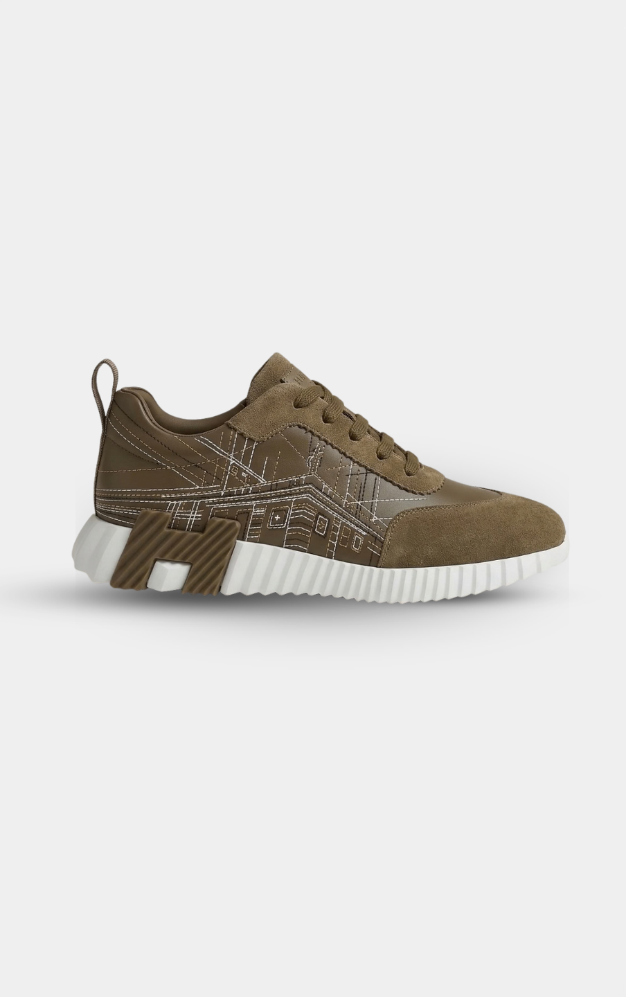 Hermès Bouncing Olive Urban Sneaker