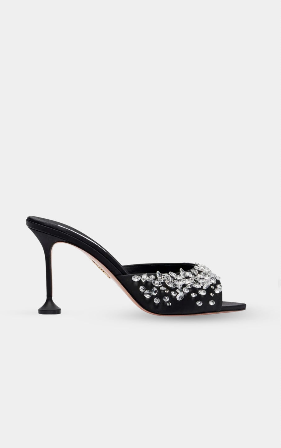 Bisous Embellished Satin Mules 85