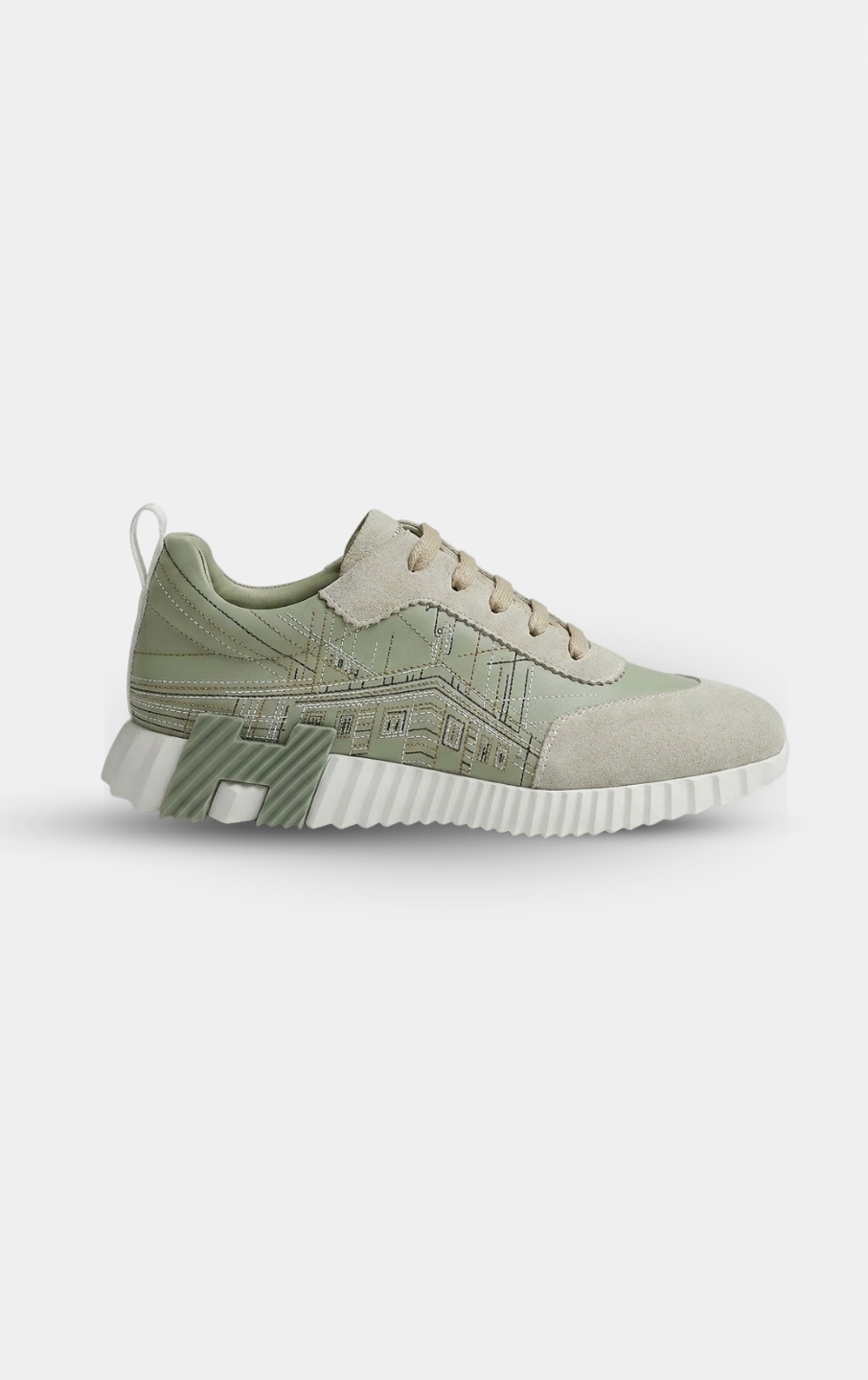 Hermès Bouncing Light Green Urban Sneaker