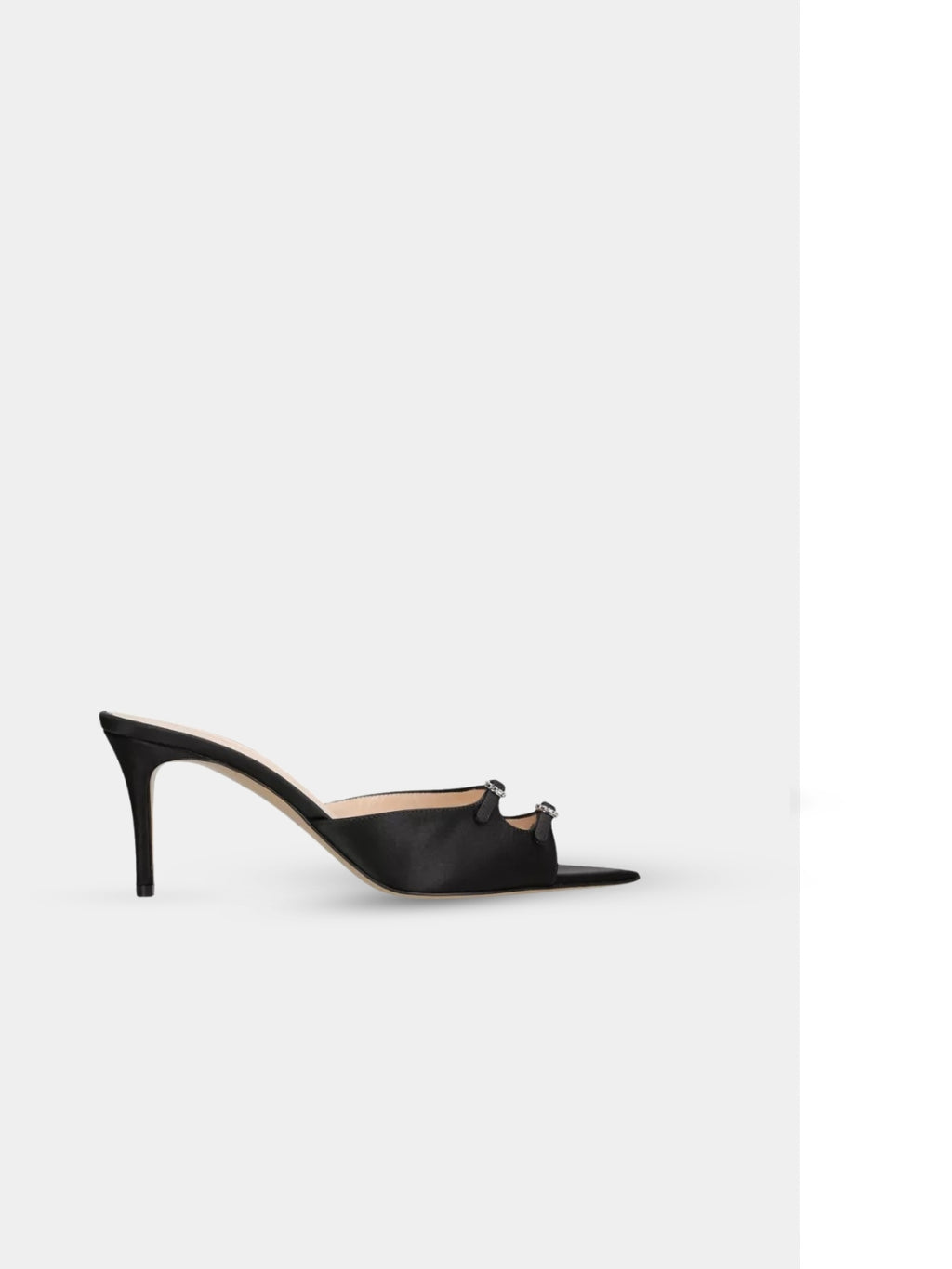AW Carol Satin Heeled 95 Mules