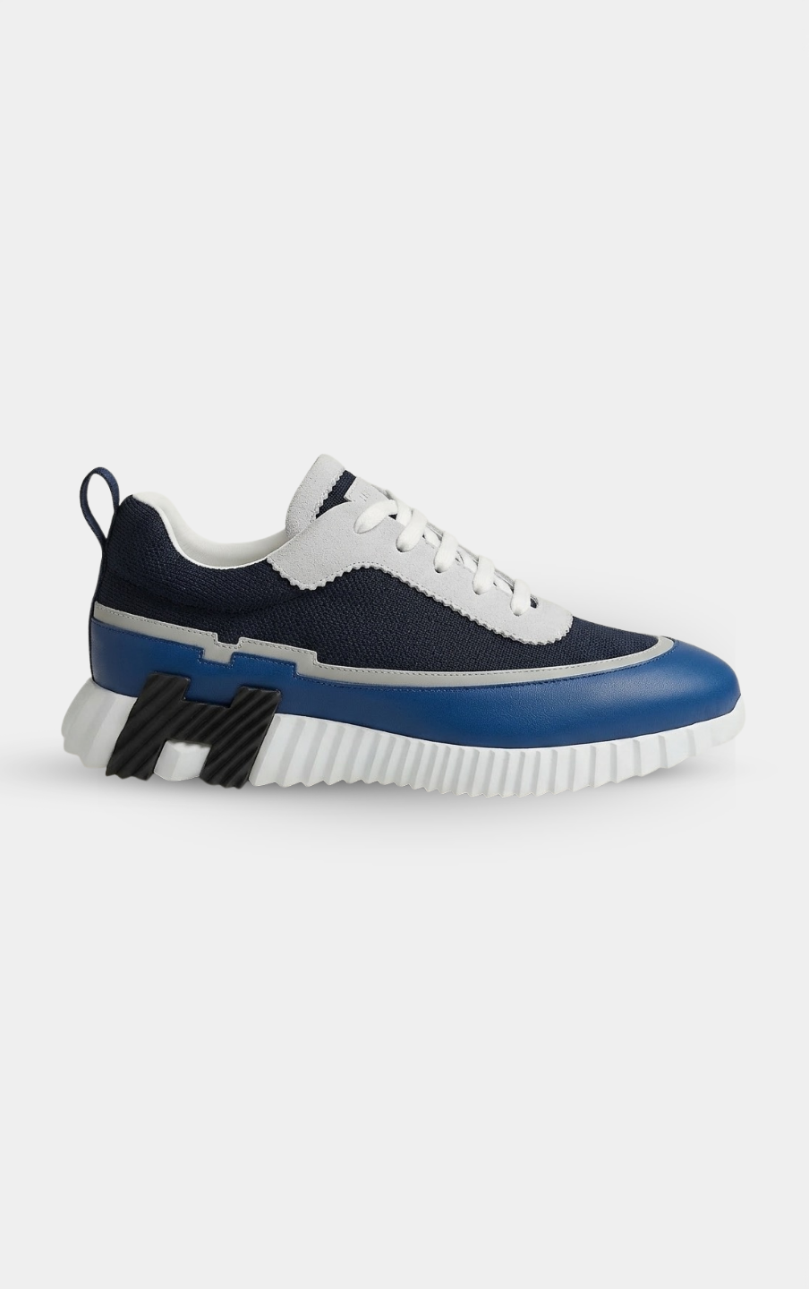 Hermès Paris Bouncing Shiny Blue Sneaker