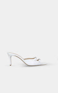 AW Carol Satin Heeled 95 Mules