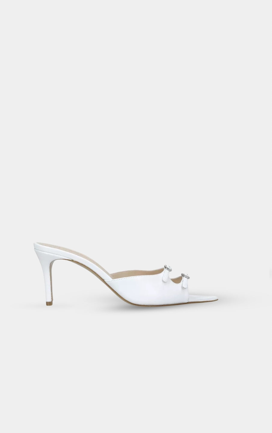 AW Carol Satin Heeled 95 Mules