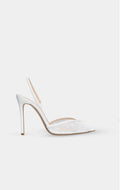 AW Embellished Lace Katy Slingback Heels 95