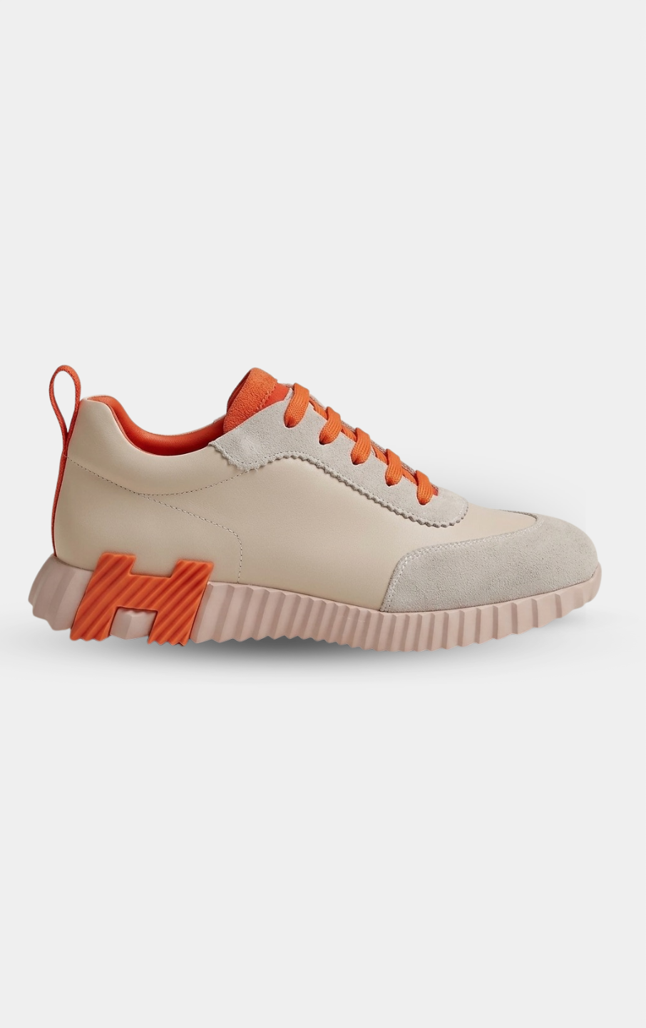 Hermès Bouncing Beige/Orange Sneaker