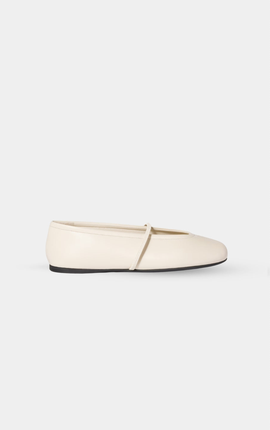 Miu Miu Ivory Nappa leather ballerinas