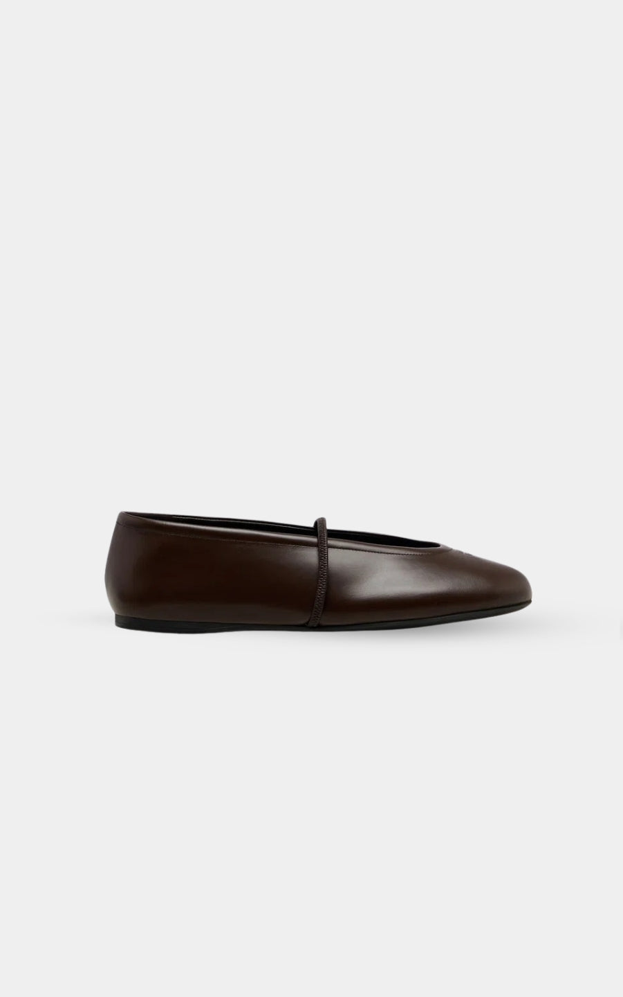 Miu Miu Mocha Nappa leather ballerinas