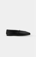 Miu Miu Black Nappa leather ballerinas