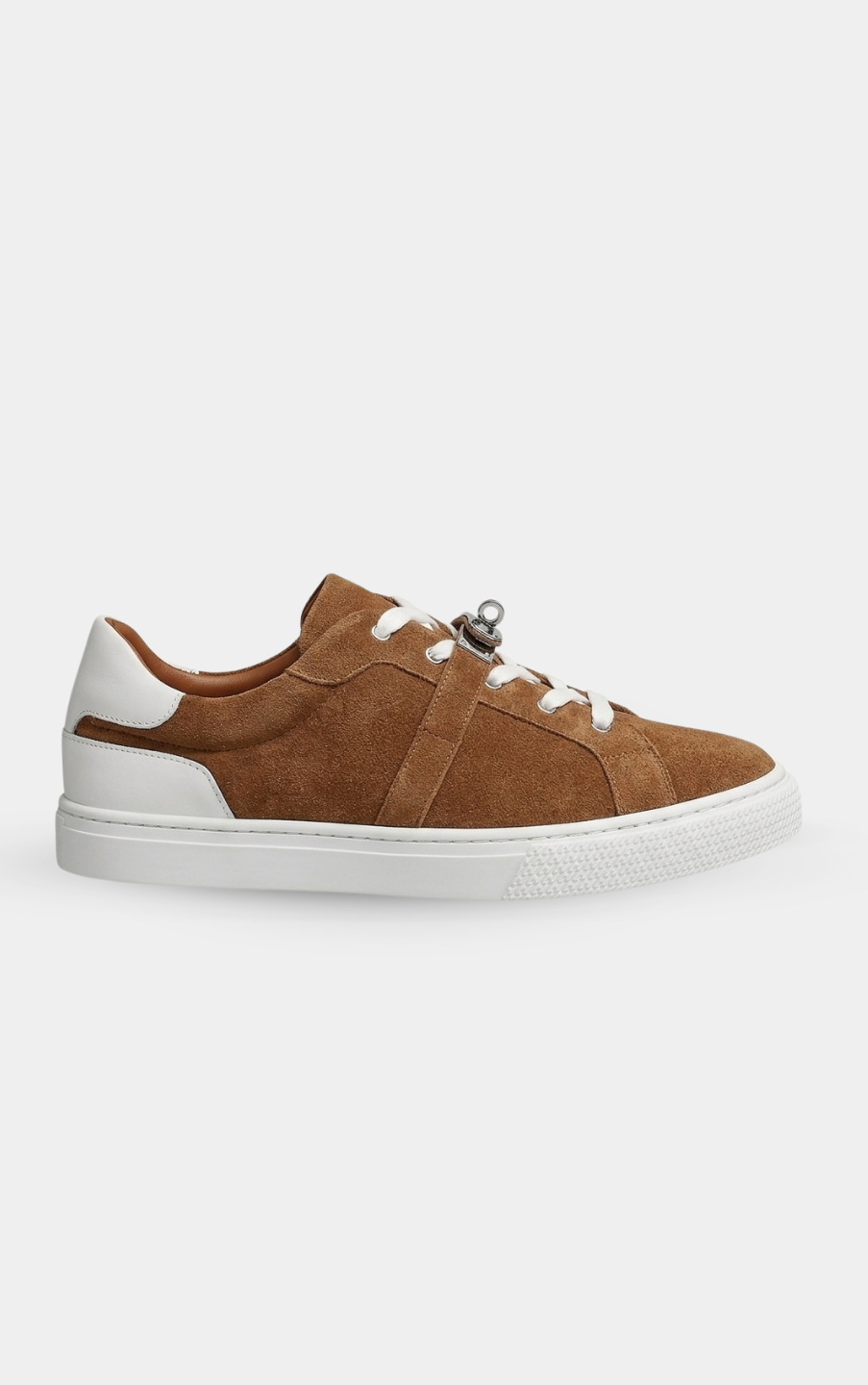 Hermès Day Brown Suede Sneaker