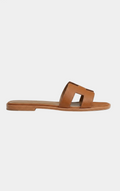 Hermès Oran Caramel Brown Sandal