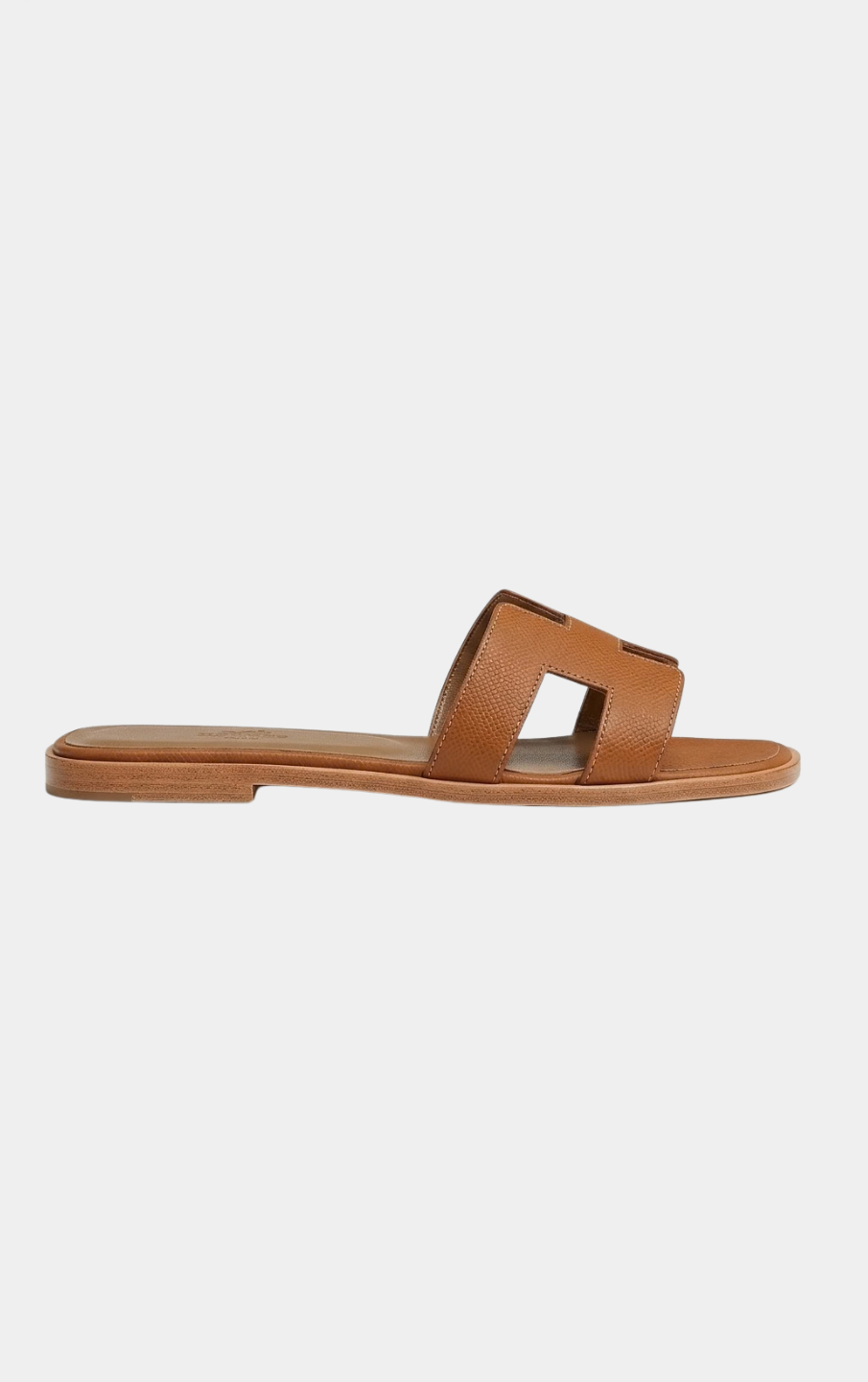 Hermès Oran Caramel Brown Sandal