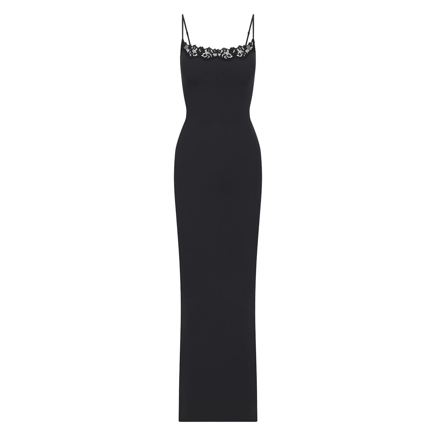FITS EVERYBODY LACE LONG SLIP DRESS