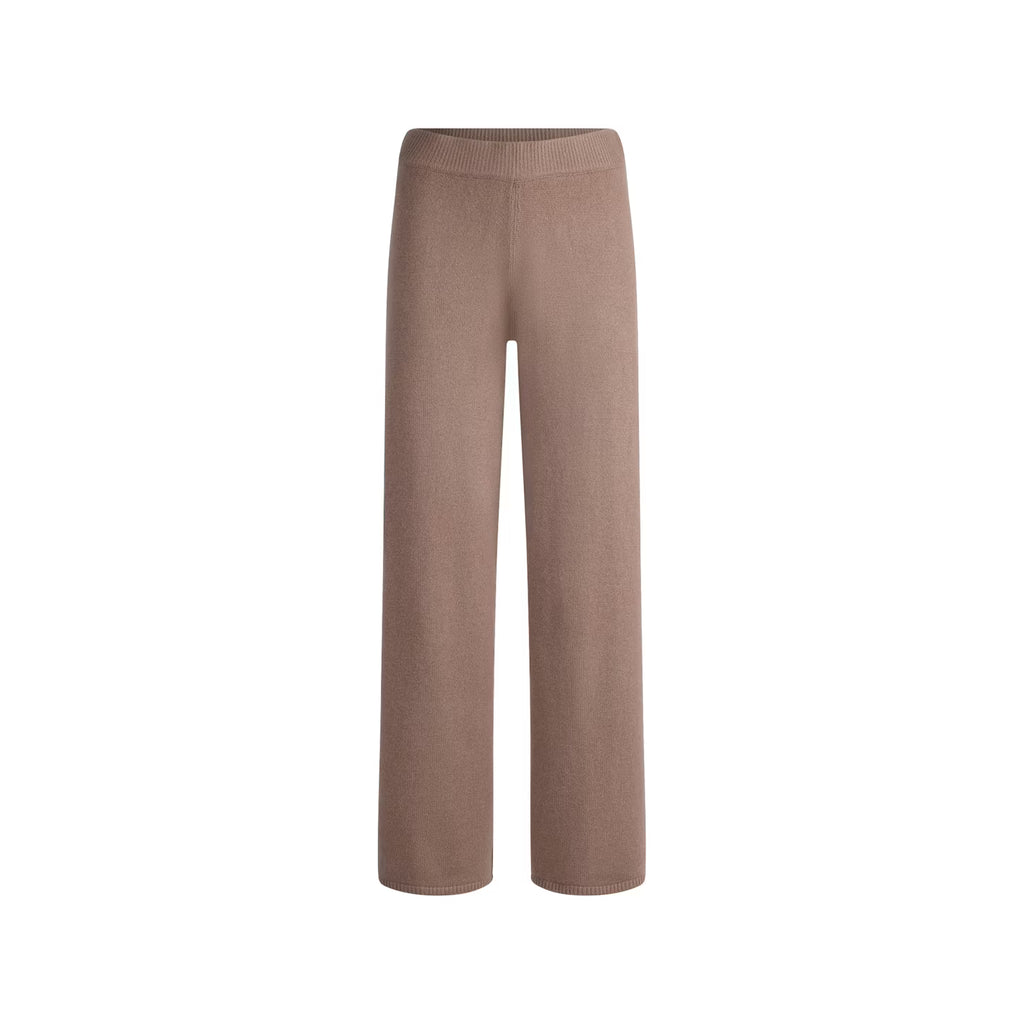 CASHMERE WIDE LEG PANT/JACKET SET