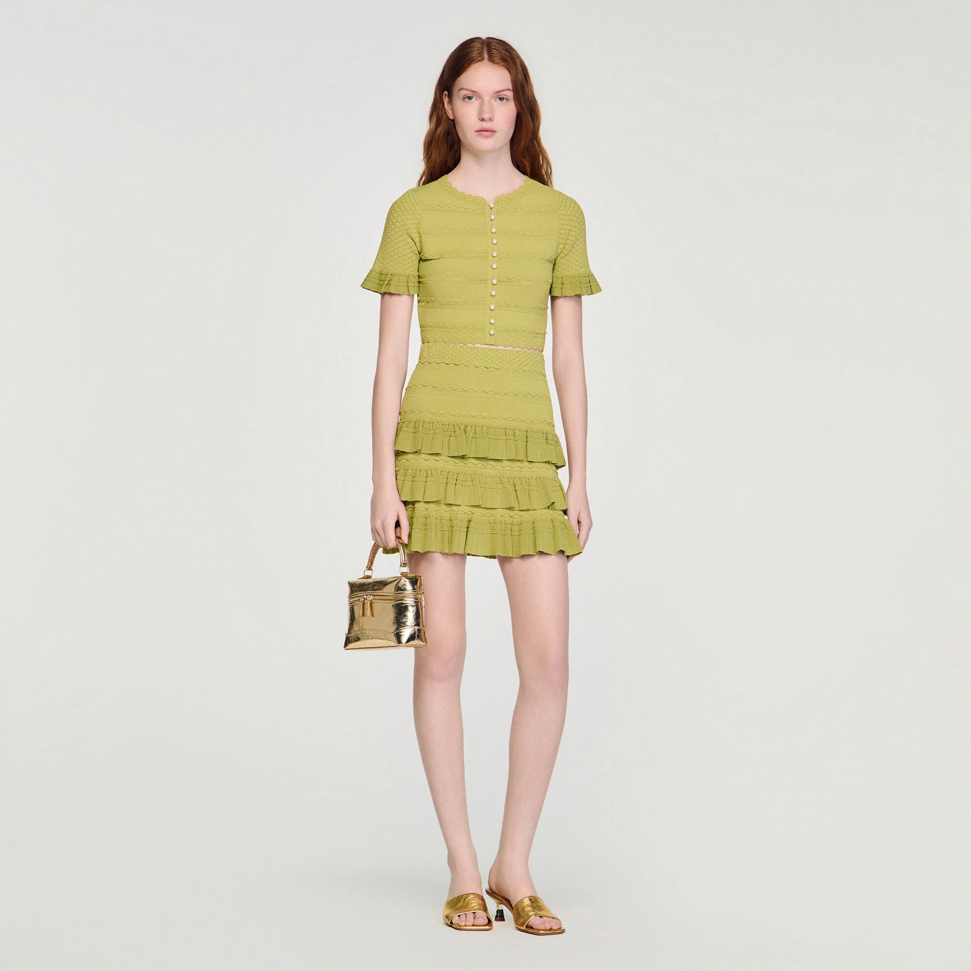SANDRO CROPPED SET