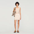 SANDRO SHORT BEADED CROCHET SET