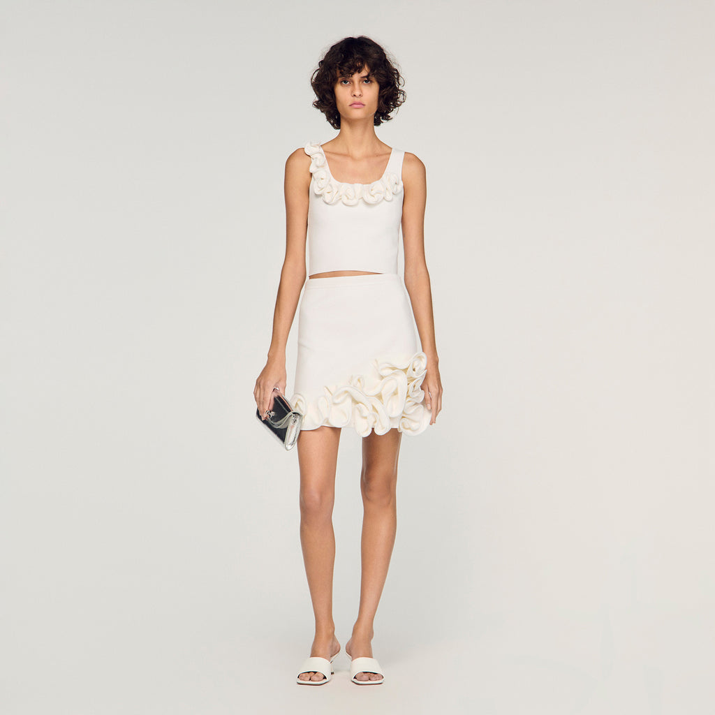 SANDRO FLORAL KNIT SET