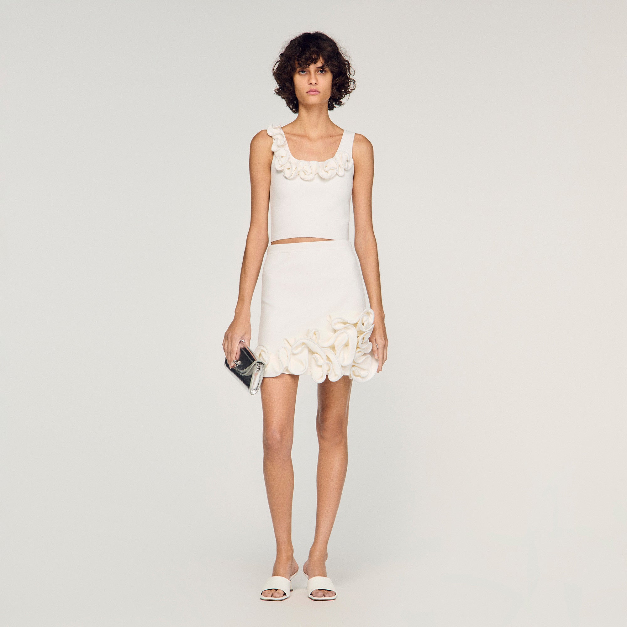 SANDRO FLORAL KNIT SET