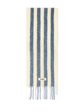 The Carro striped wool scarf