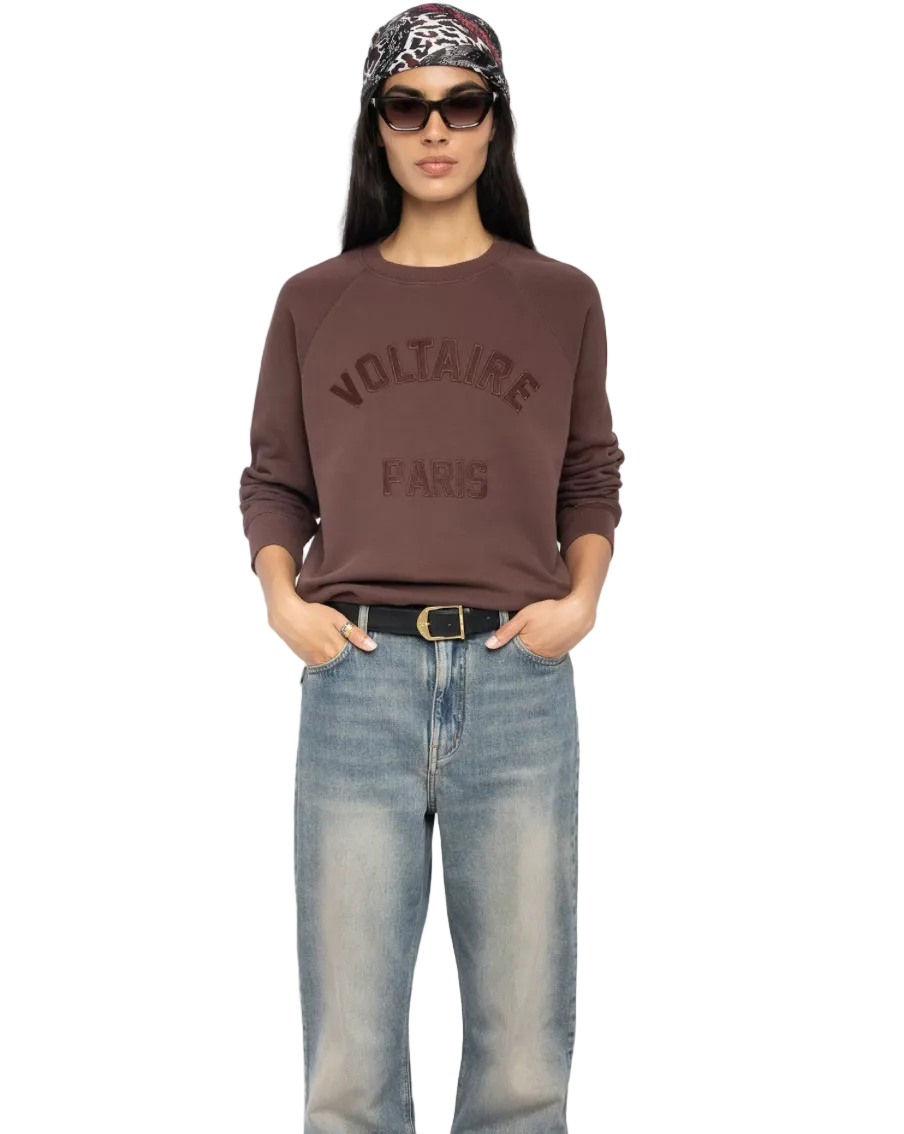 ZV Brown Upper Sweatshirt