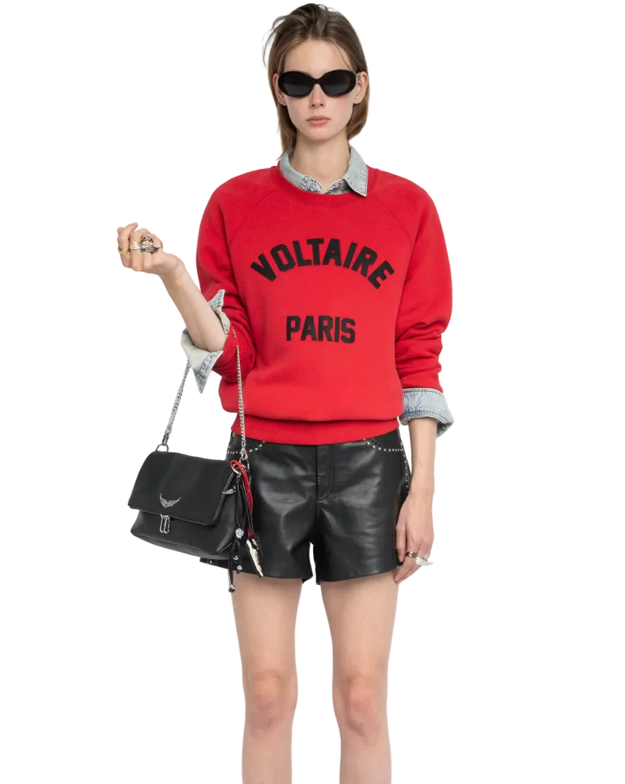 ZV Red Upper Sweatshirt