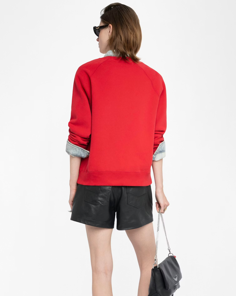 ZV Red Upper Sweatshirt