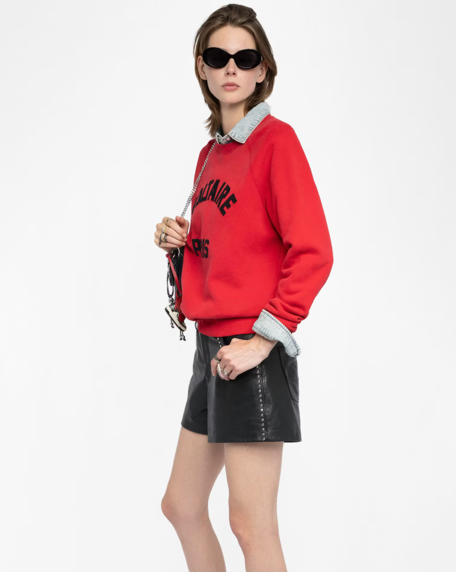 ZV Red Upper Sweatshirt