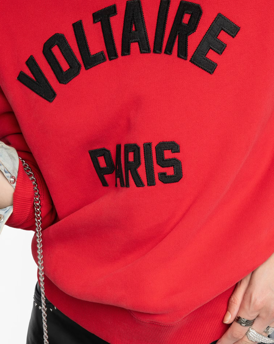 ZV Red Upper Sweatshirt