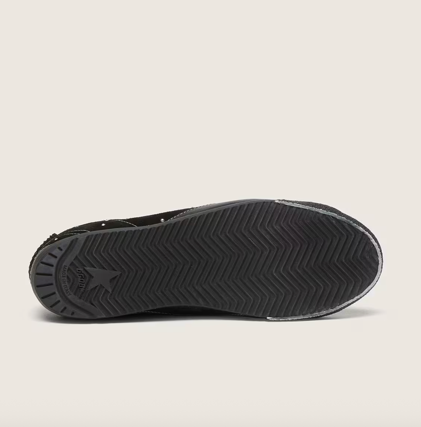 GGDB True-Star in black suede with Swarovski crystals