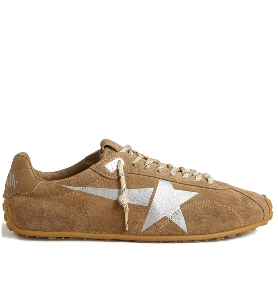 GGDB Brown Marathon Speed Suede Sneakers