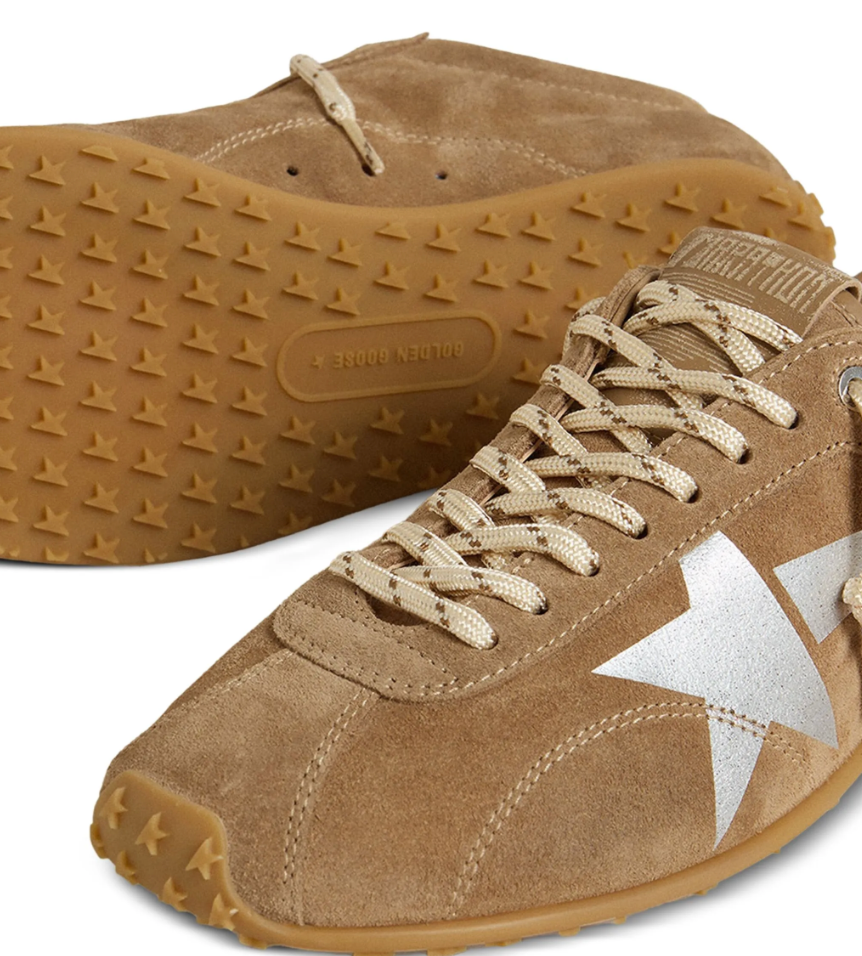 GGDB Brown Marathon Speed Suede Sneakers