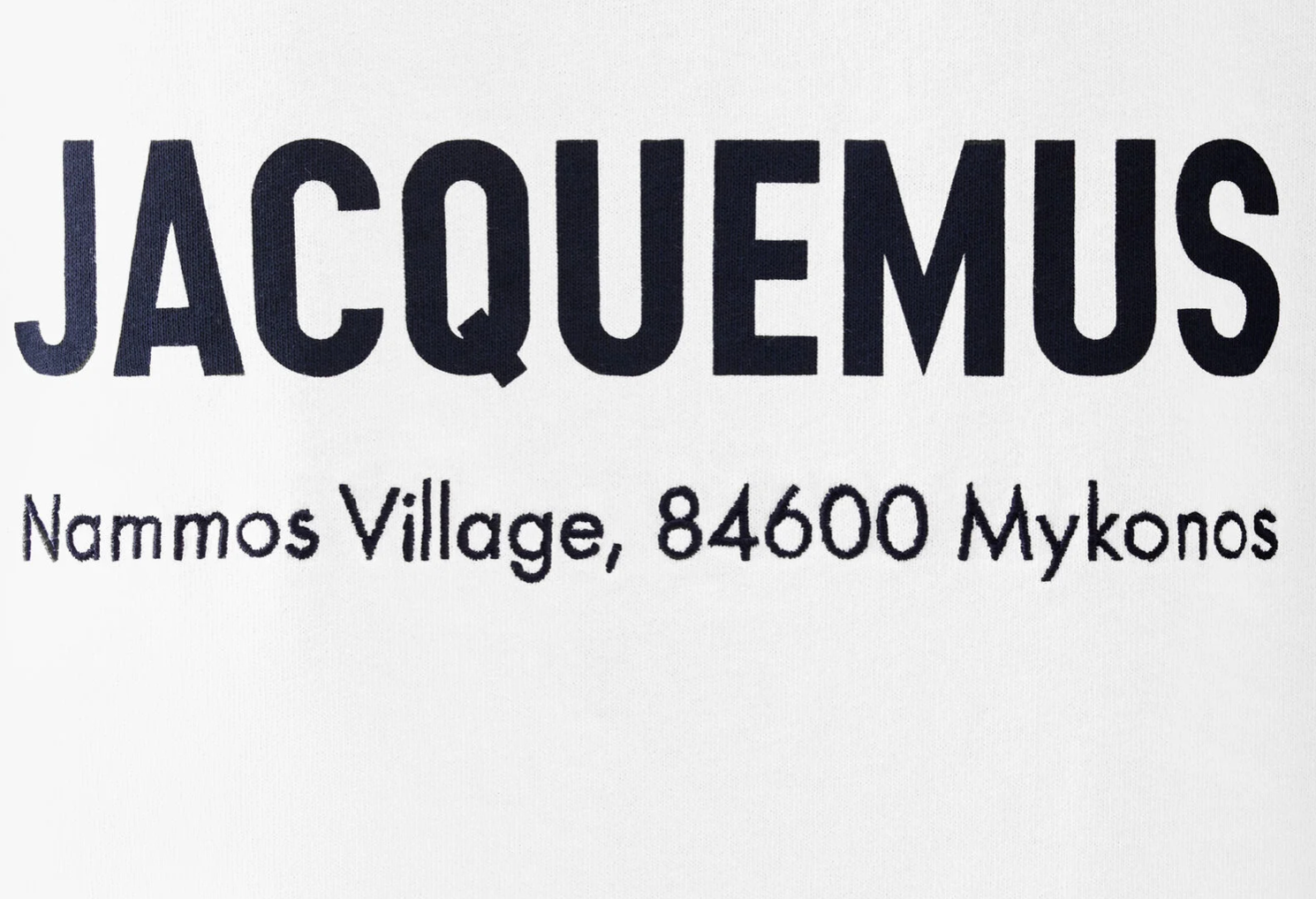 The Mykonos address t-shirt