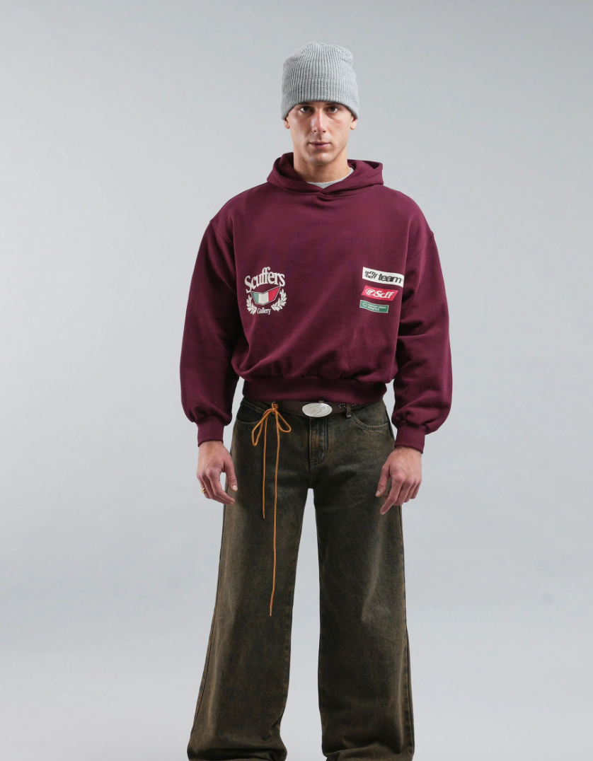 ROMEO BURGUNDY HOODIE