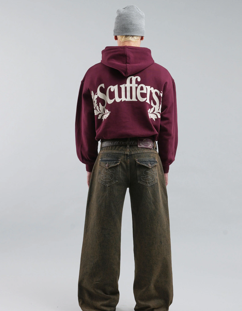 ROMEO BURGUNDY HOODIE