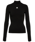 REEDITION RIB KNIT MOCKNECK SWEATER