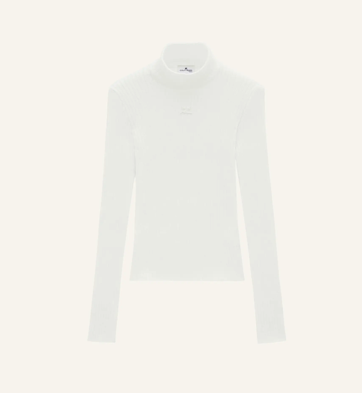 REEDITION RIB KNIT MOCKNECK SWEATER