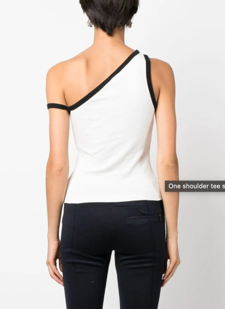 ONE SHOULDER TEE