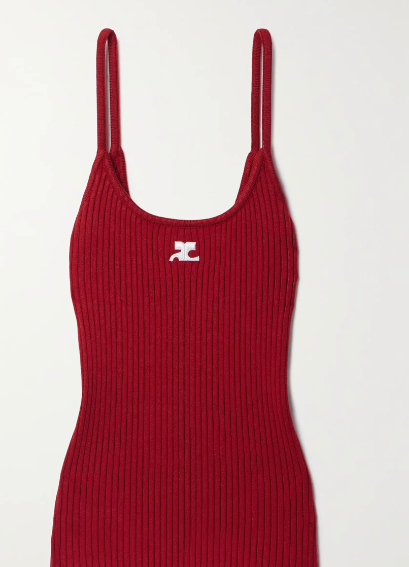 REEDITION RIBBED TANK TOP
