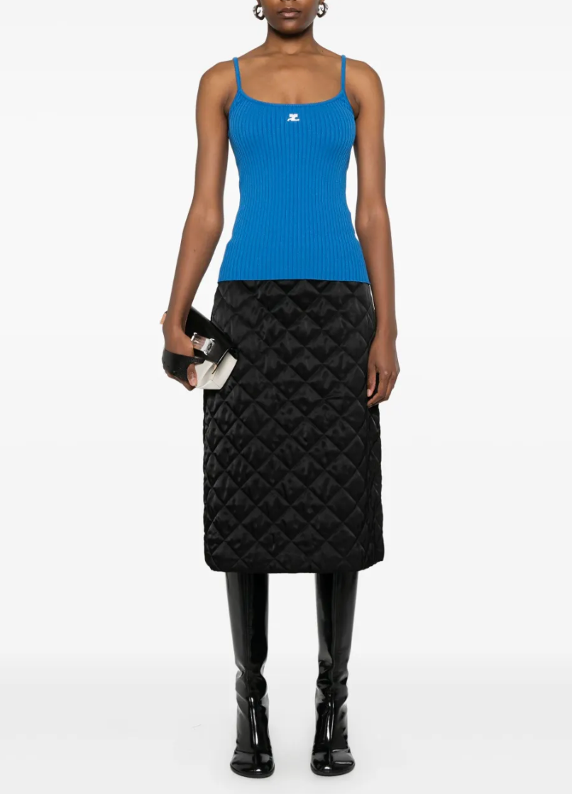 REEDITION RIBBED TANK TOP