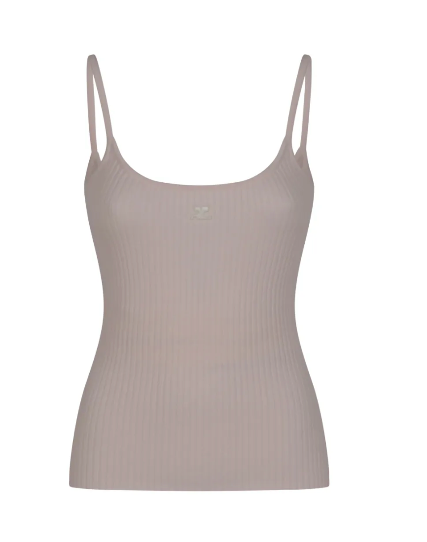 REEDITION RIBBED TANK TOP
