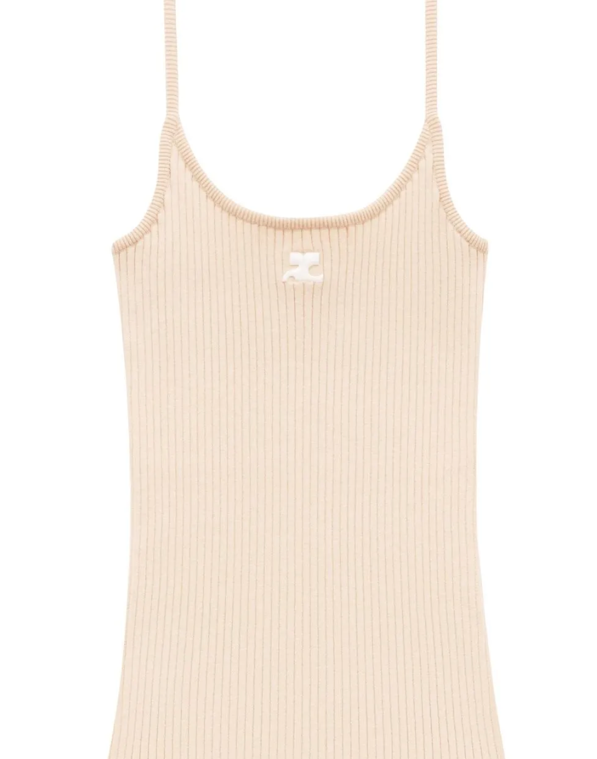 REEDITION RIBBED TANK TOP