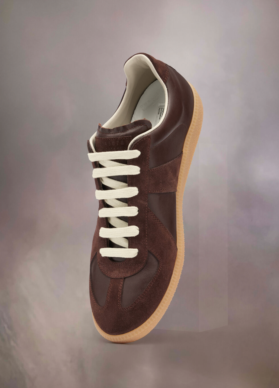 REPLICA LOW-TOP DARK BROWN